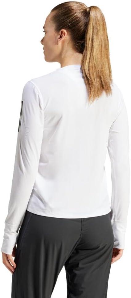 image:imageadidas Womens Own The Run Long Sleeve TeeWhite