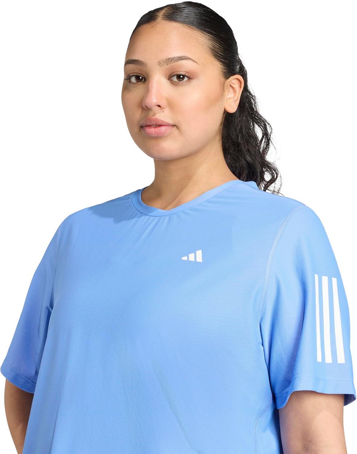 image:imageadidas Womens Own The Run TShirtBlue Fusion