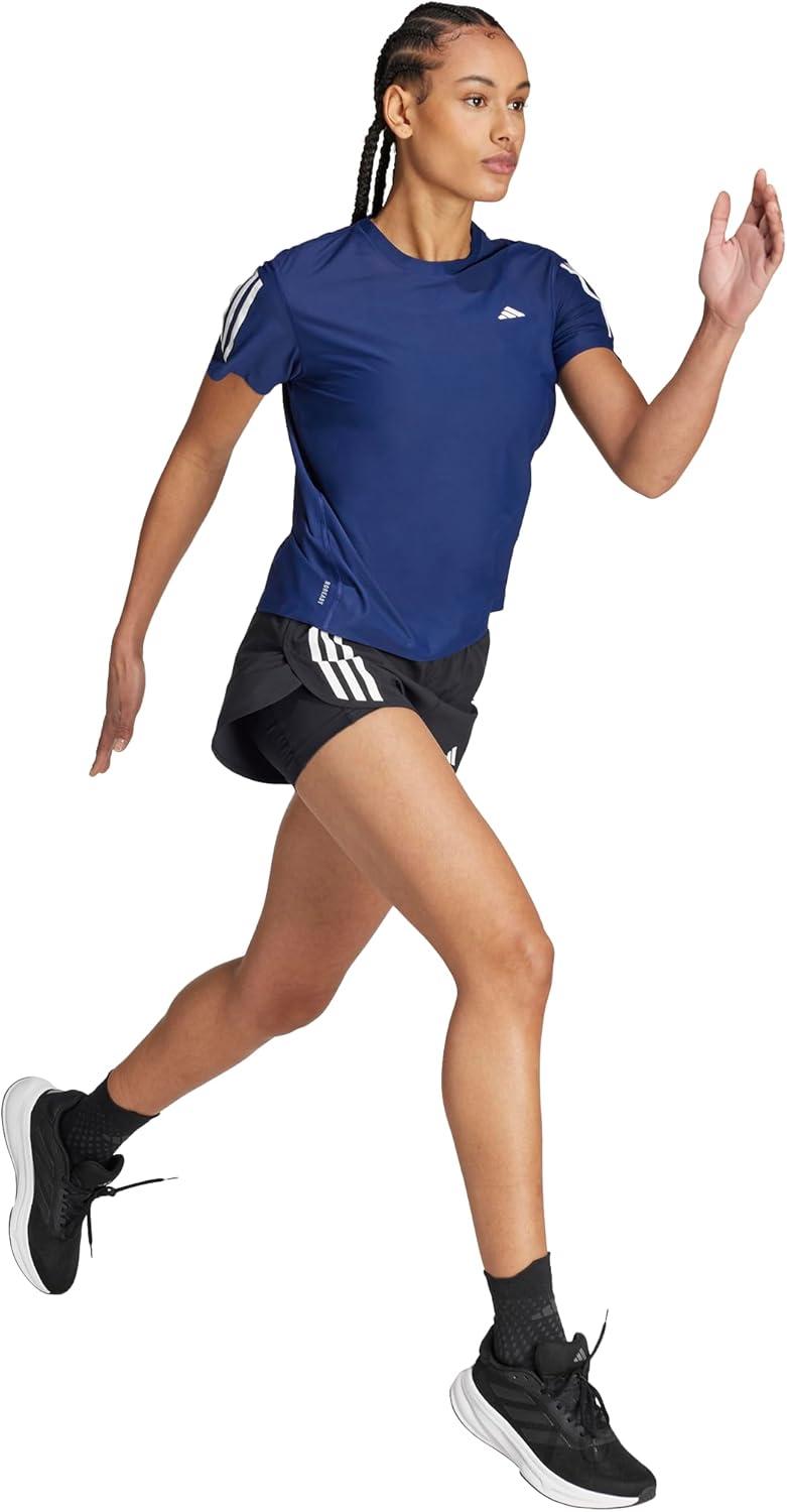 image:imageadidas Womens Own The Run TShirtDark Blue