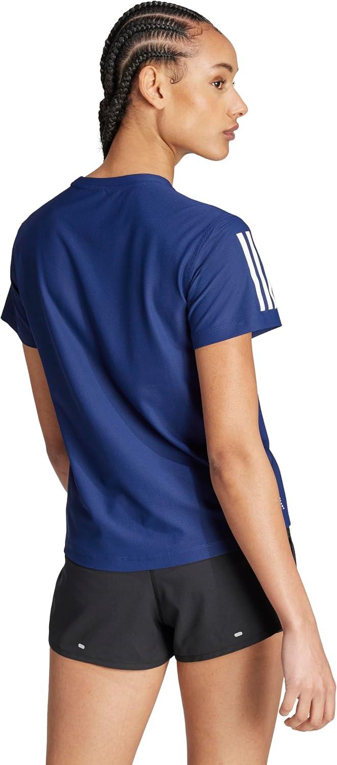 image:imageadidas Womens Own The Run TShirtDark Blue