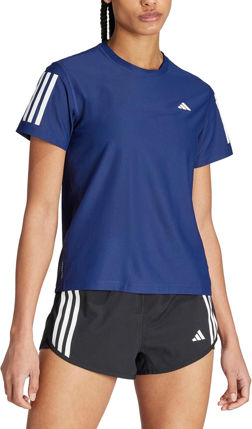 image:imageadidas Womens Own The Run TShirtDark Blue