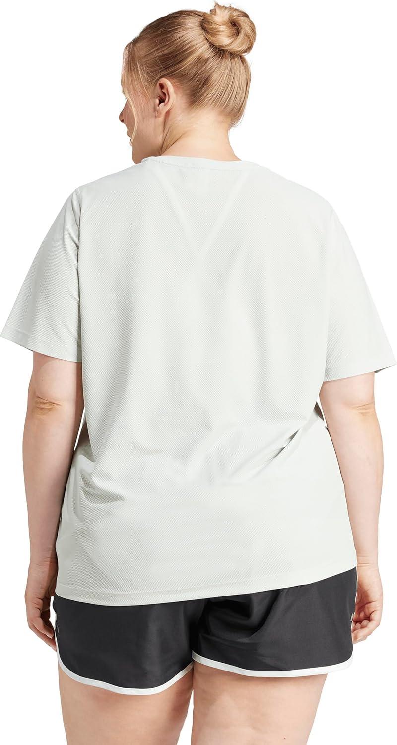 image:imageadidas Womens Own The Run TShirtLinen Green