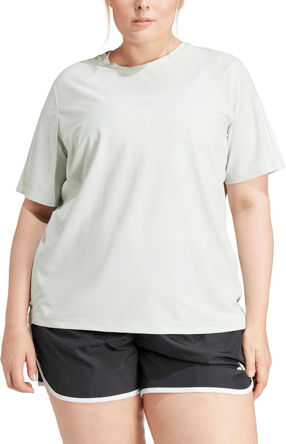 image:imageadidas Womens Own The Run TShirtLinen Green