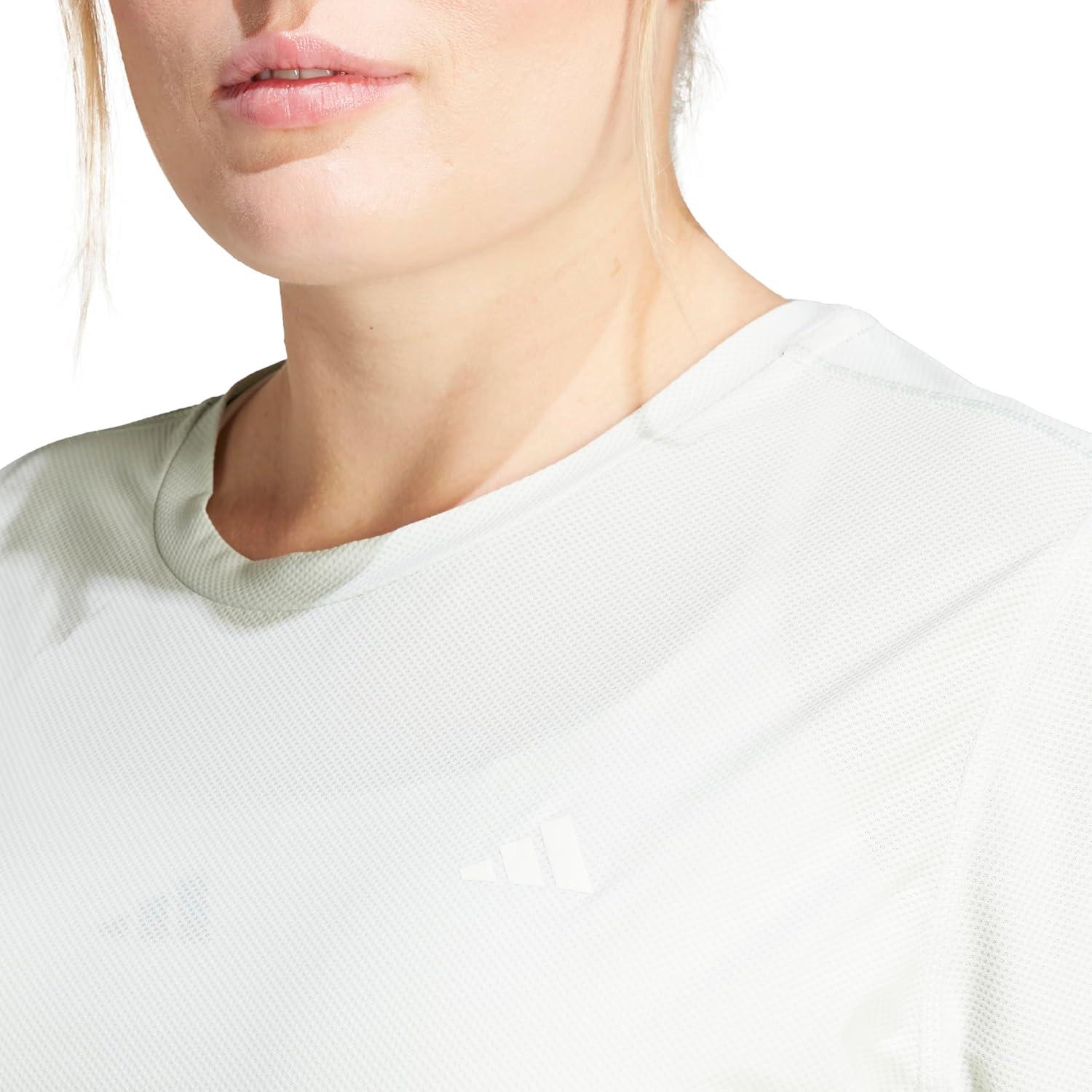image:imageadidas Womens Own The Run TShirtLinen Green