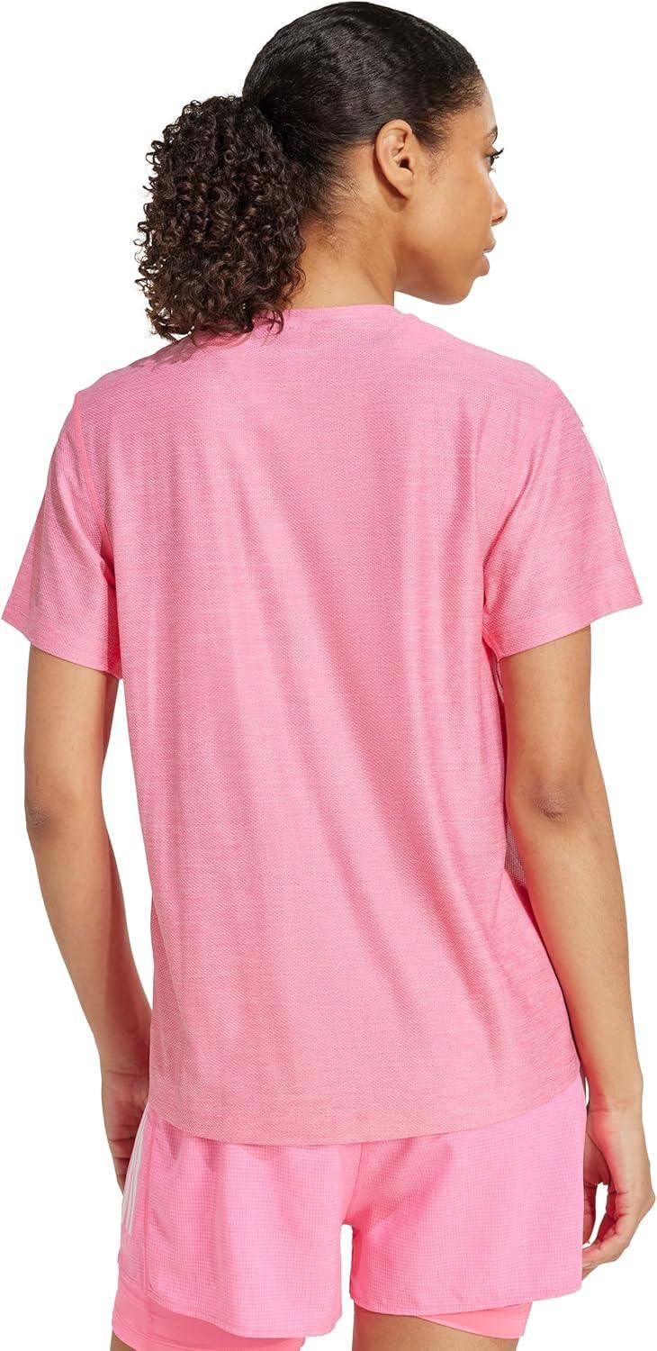image:imageadidas Womens Own The Run TShirtLucid PinkWhite