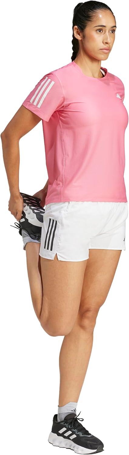 image:imageadidas Womens Own The Run TShirtPink Fusion