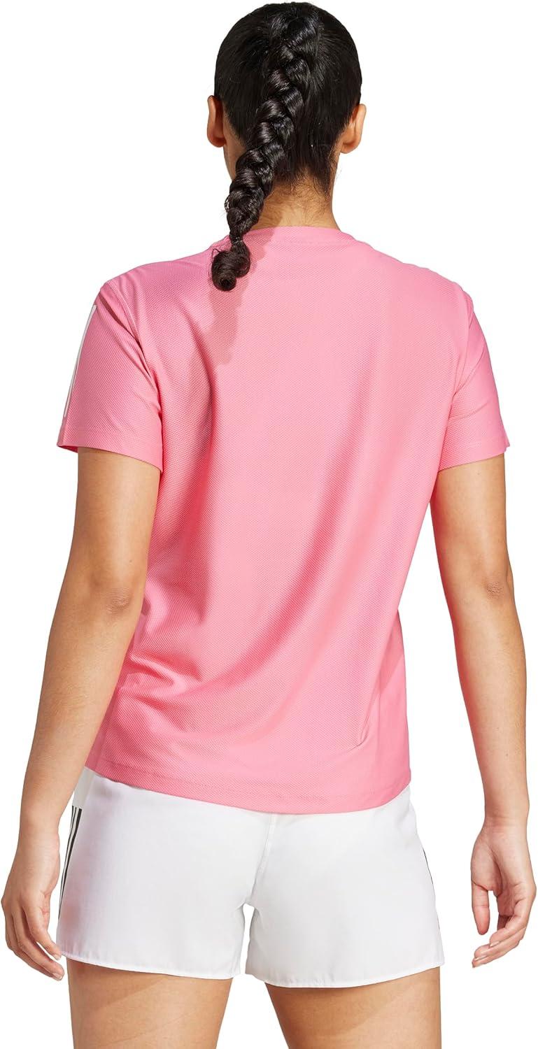 image:imageadidas Womens Own The Run TShirtPink Fusion