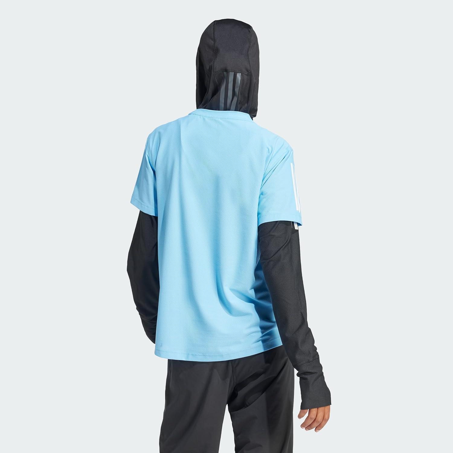 image:imageadidas Womens Own The Run TShirtSemi Blue Burst