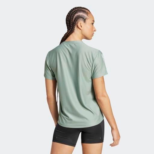 image:imageadidas Womens Own The Run TShirtSilver Green