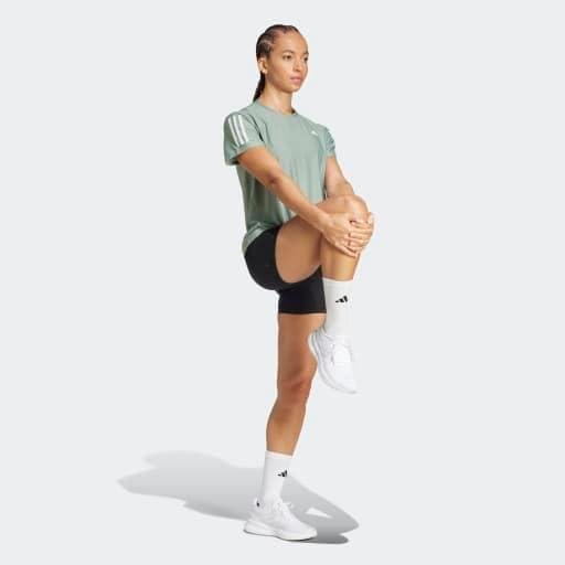 image:imageadidas Womens Own The Run TShirtSilver Green