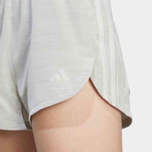 image:imageadidas Womens Pacer Training 3Stripes Woven HighRise ShortsWonder Alumina MelWonder Alumina