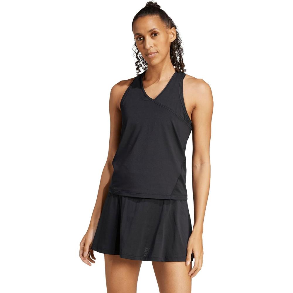 image:imageAdidas Womens Club Tennis Climacool VNeck Tank TopBlack