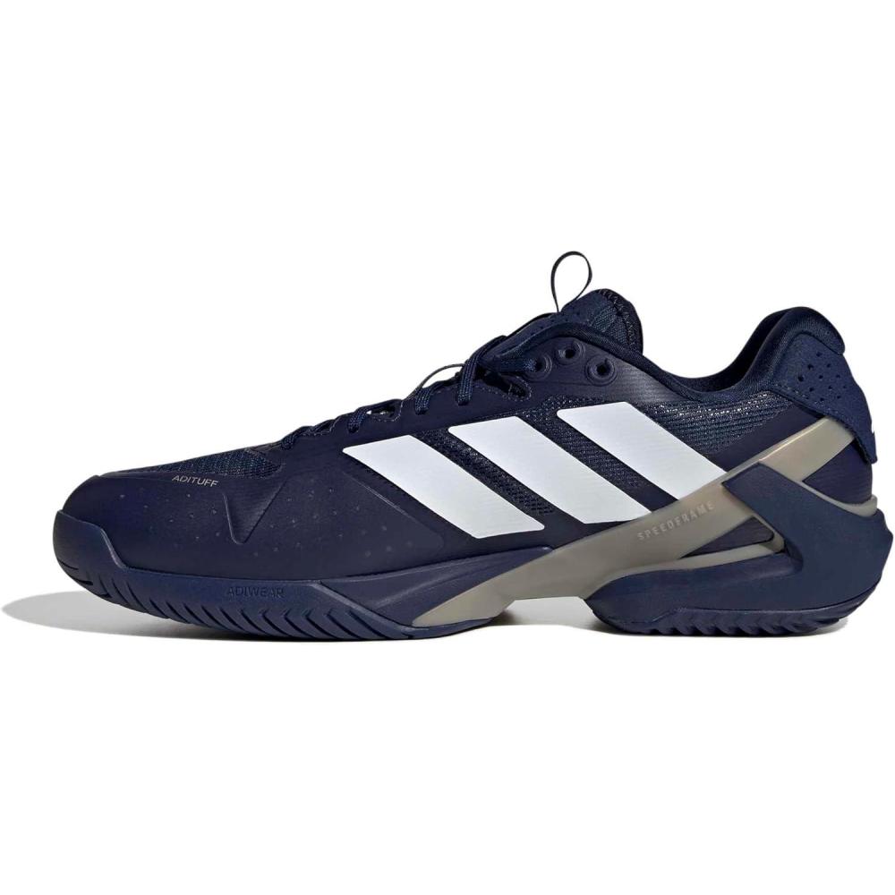 image:imageadidas Mens Adizero Ubersonic 5 Tennis ShoesDark BlueWhiteCyber Metallic