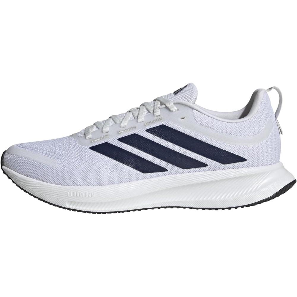 image:imageadidas Mens Runblaze Running Sneakers Shoes WhiteWhiteDark BlueBlack
