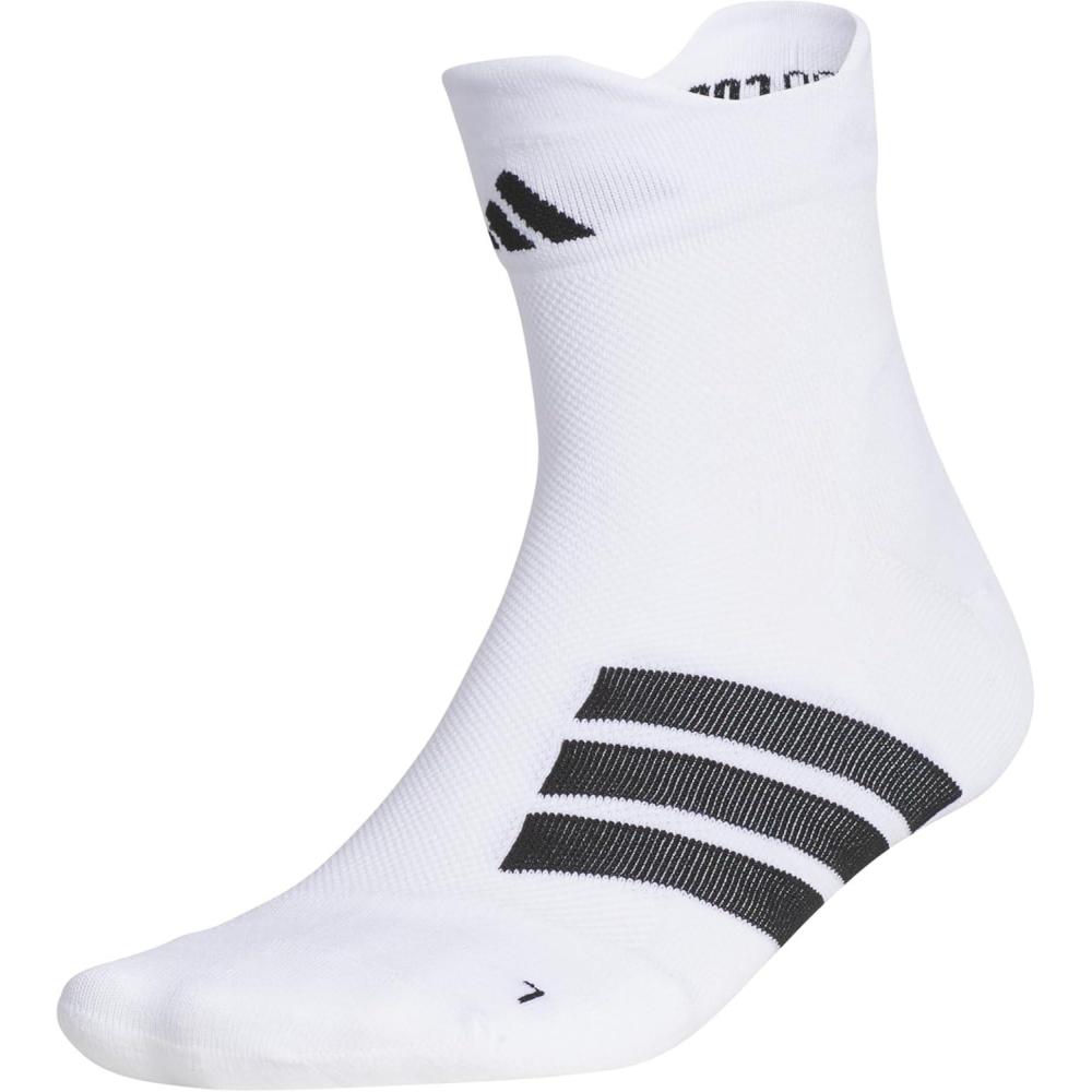image:imageadidas Unisex Adizero Running Quarter Ankle Socks 1 Pair Performance amp TrainingQuarterWhiteBlack