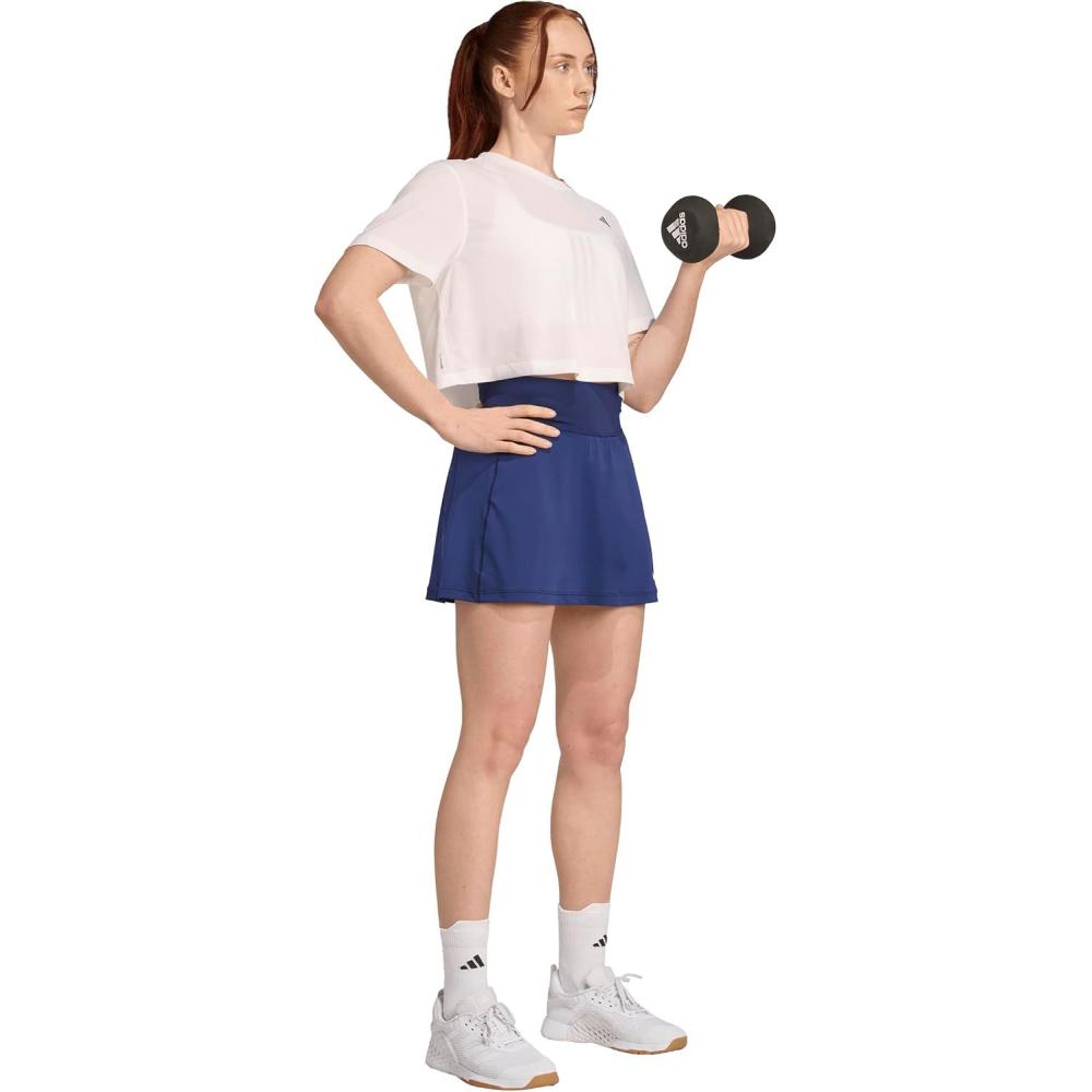 image:imageadidas Womens Optime Workout SkortDark Blue