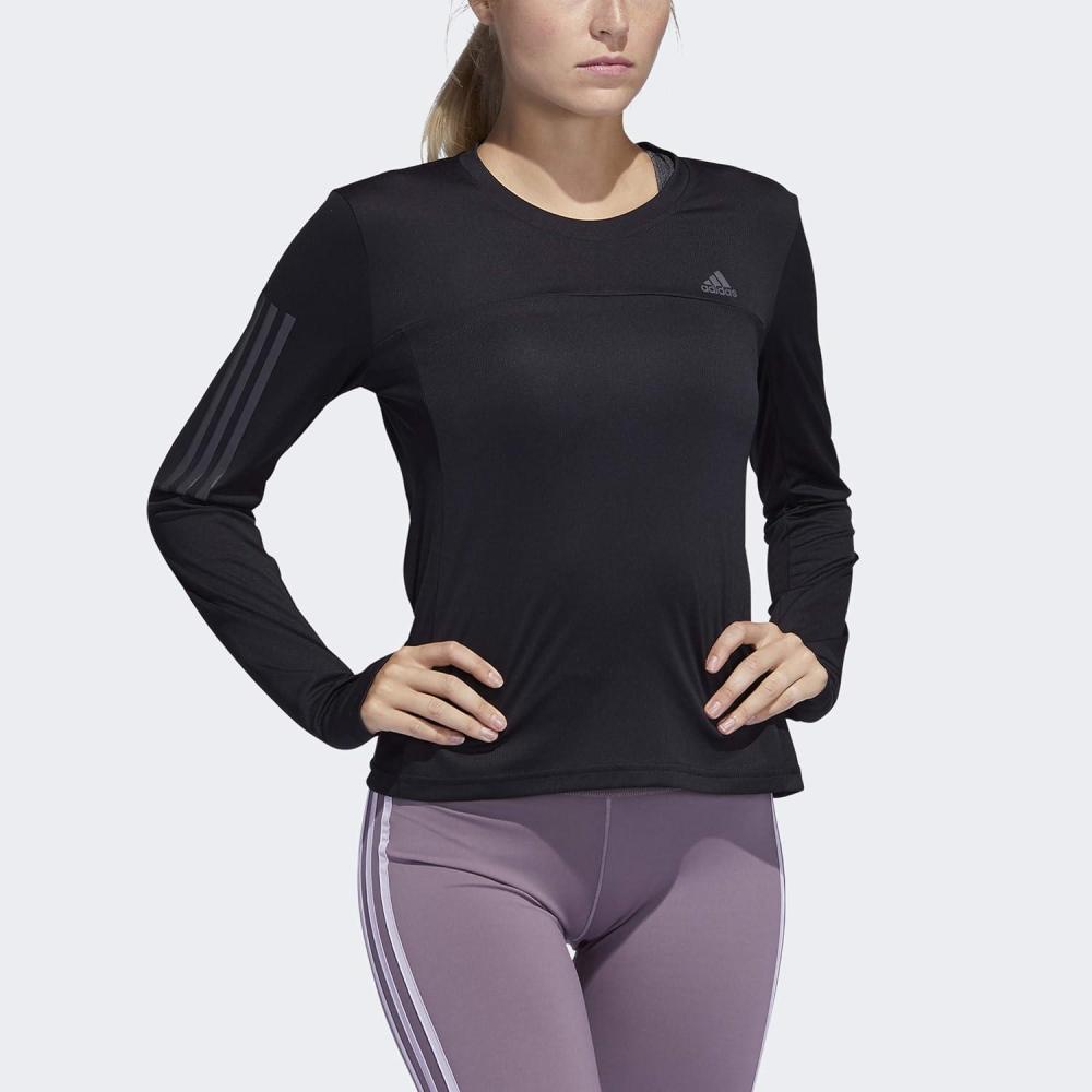 image:imageadidas Womens Own The Run Long Sleeve TeeBlack