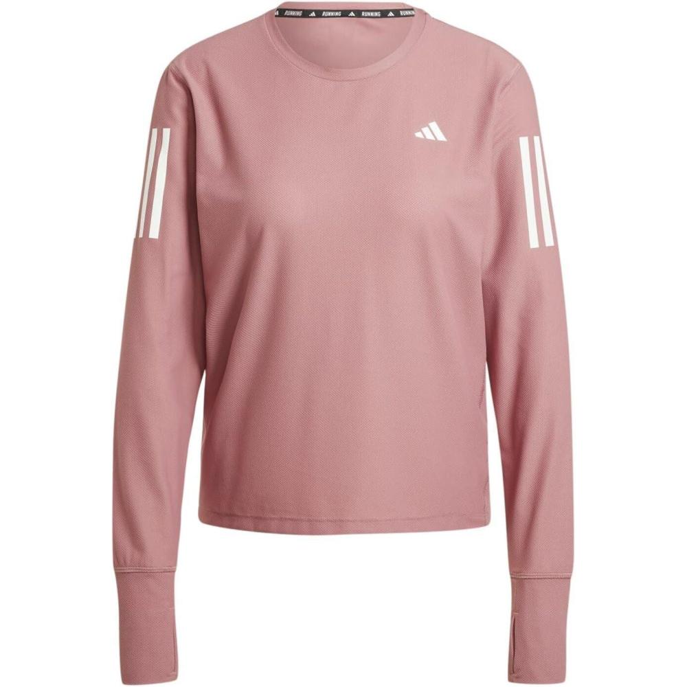 image:imageadidas Womens Own The Run Long Sleeve TeePreloved Crimson
