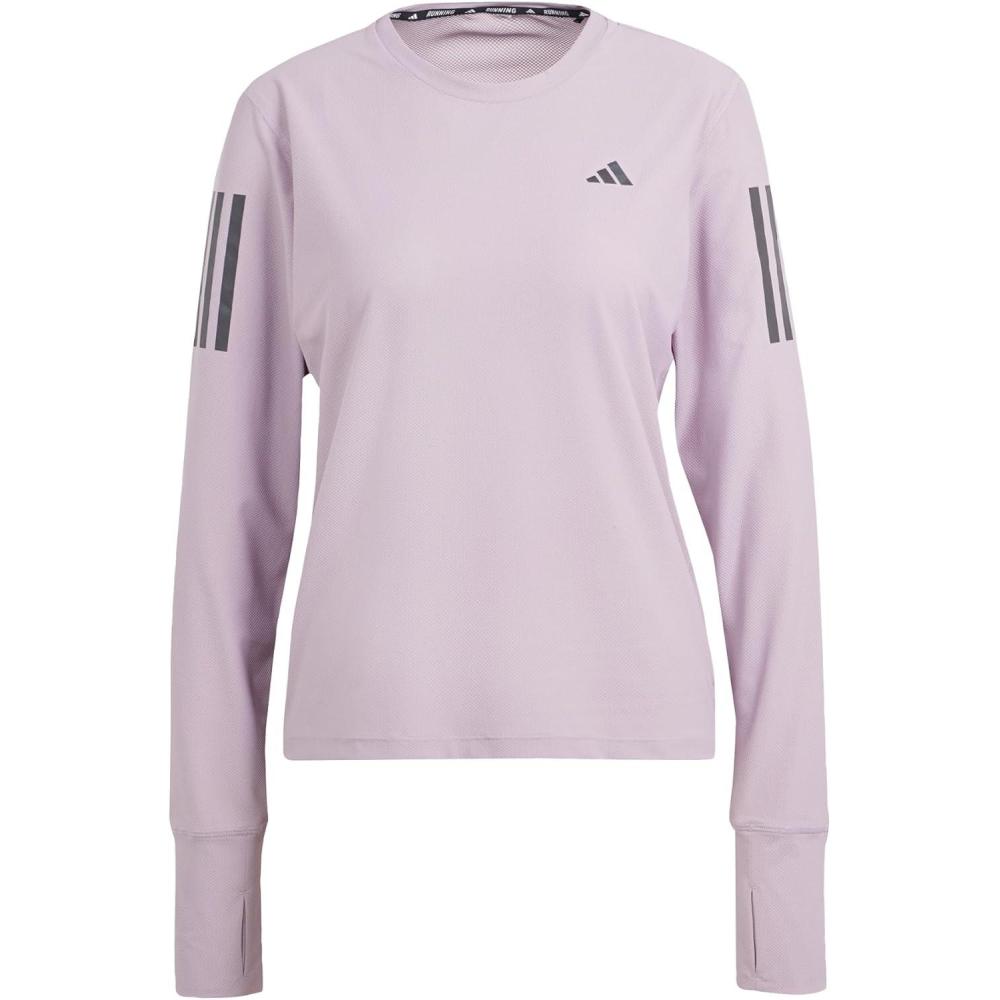 image:imageadidas Womens Own The Run Long Sleeve TeePreloved Fig