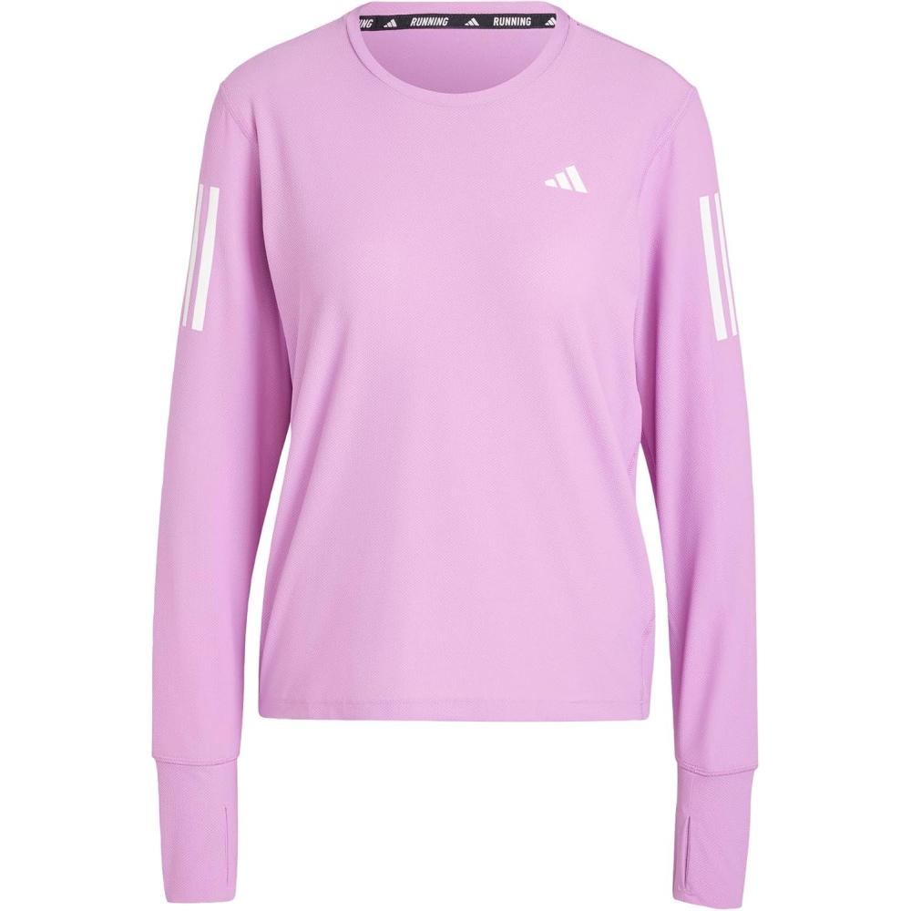 image:imageadidas Womens Own The Run Long Sleeve TeePreloved Purple