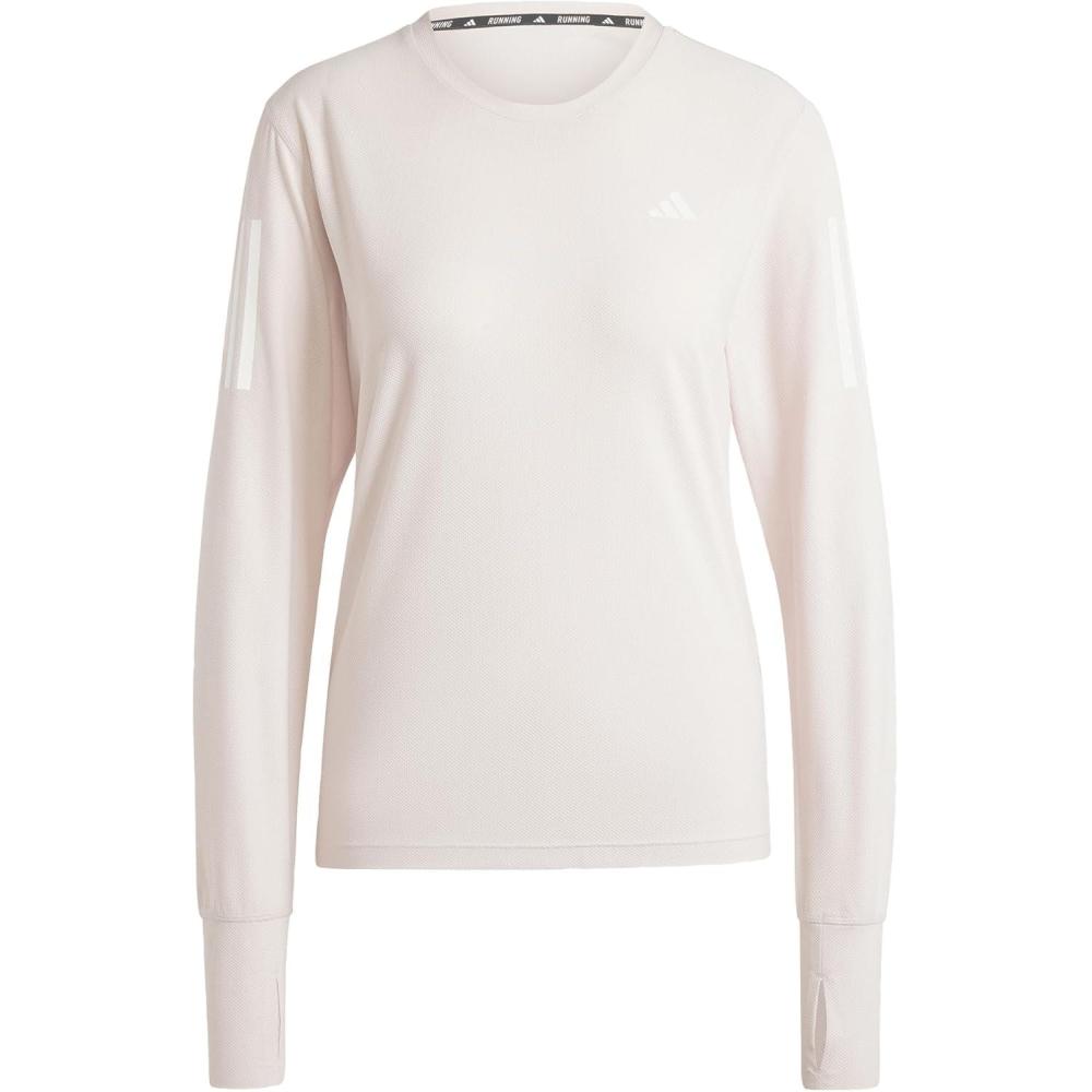 image:imageadidas Womens Own The Run Long Sleeve TeePutty Mauve