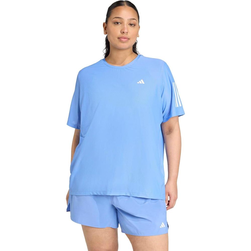 image:imageadidas Womens Own The Run TShirtBlue Fusion
