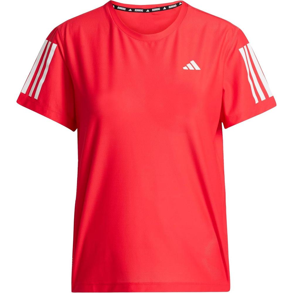 image:imageadidas Womens Own The Run TShirtPure Ruby