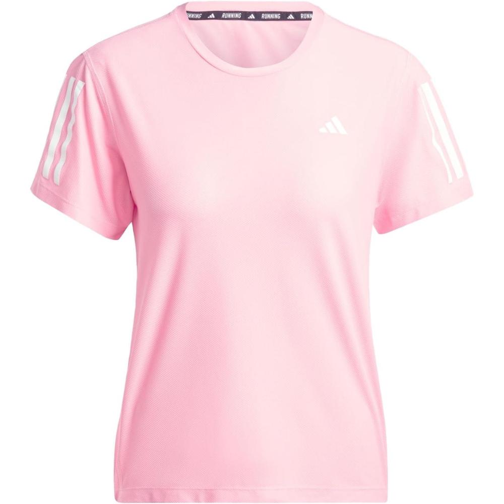 image:imageadidas Womens Own The Run TShirtSemi Pink Spark