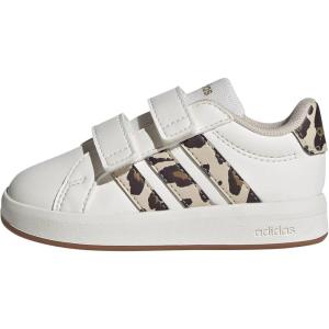 Adidas Baby-Boys Grand Court 3.0 Cf I(Core White/Crystal Linen/Aurora Coffee)