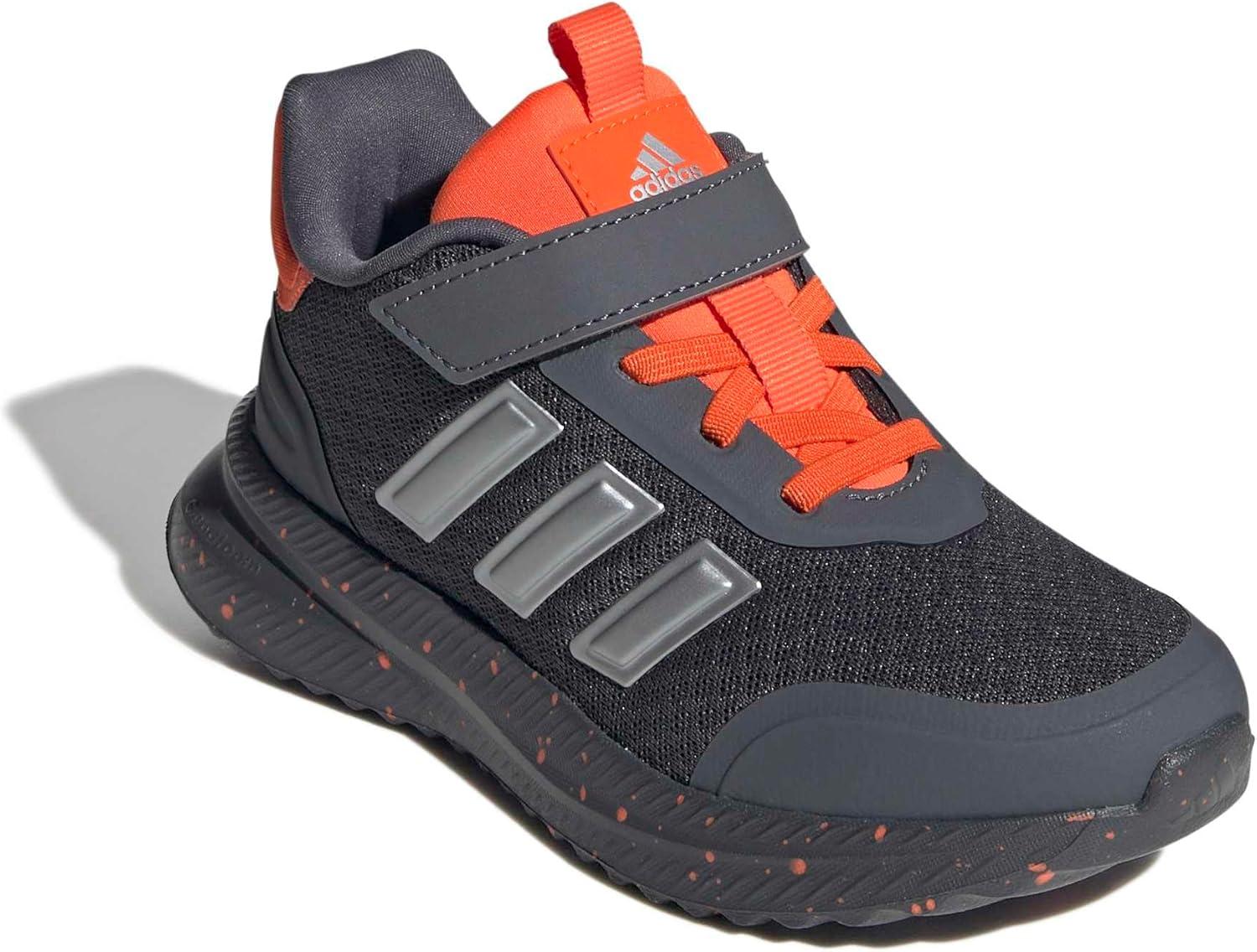 image:imageAdidas BabyGirls XPLR Path Elastic Lace amp StrapGreyImpact OrangeMatte Silver