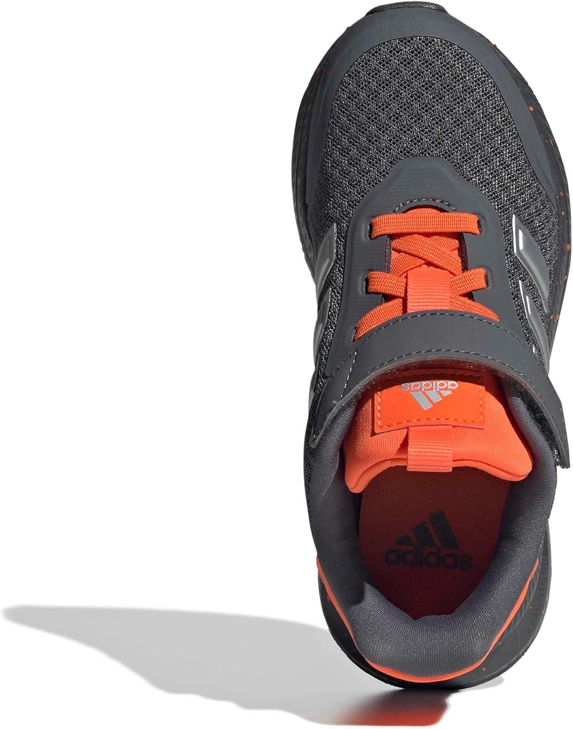 image:imageAdidas BabyGirls XPLR Path Elastic Lace amp StrapGreyImpact OrangeMatte Silver