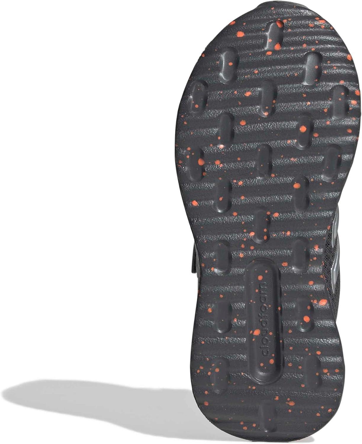 image:imageAdidas BabyGirls XPLR Path Elastic Lace amp StrapGreyImpact OrangeMatte Silver