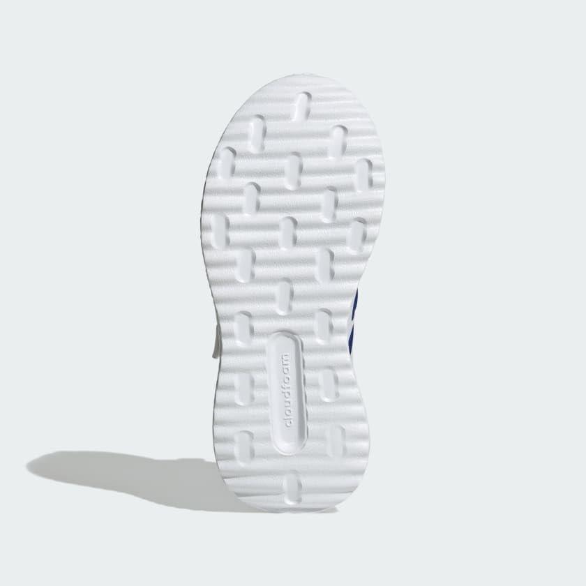 image:imageAdidas BabyGirls XPLR Path Elastic Lace amp StrapWhiteSemi Lucid BlueGrey