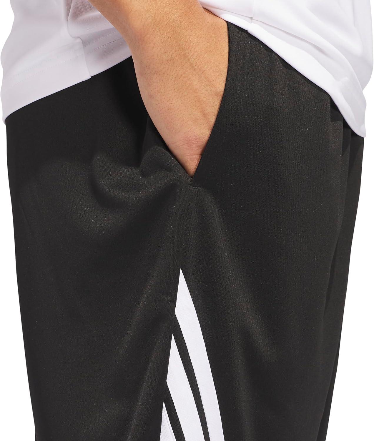image:imageAdidas Mens Basketball Legends 3Stripes ShortsBlackWhite