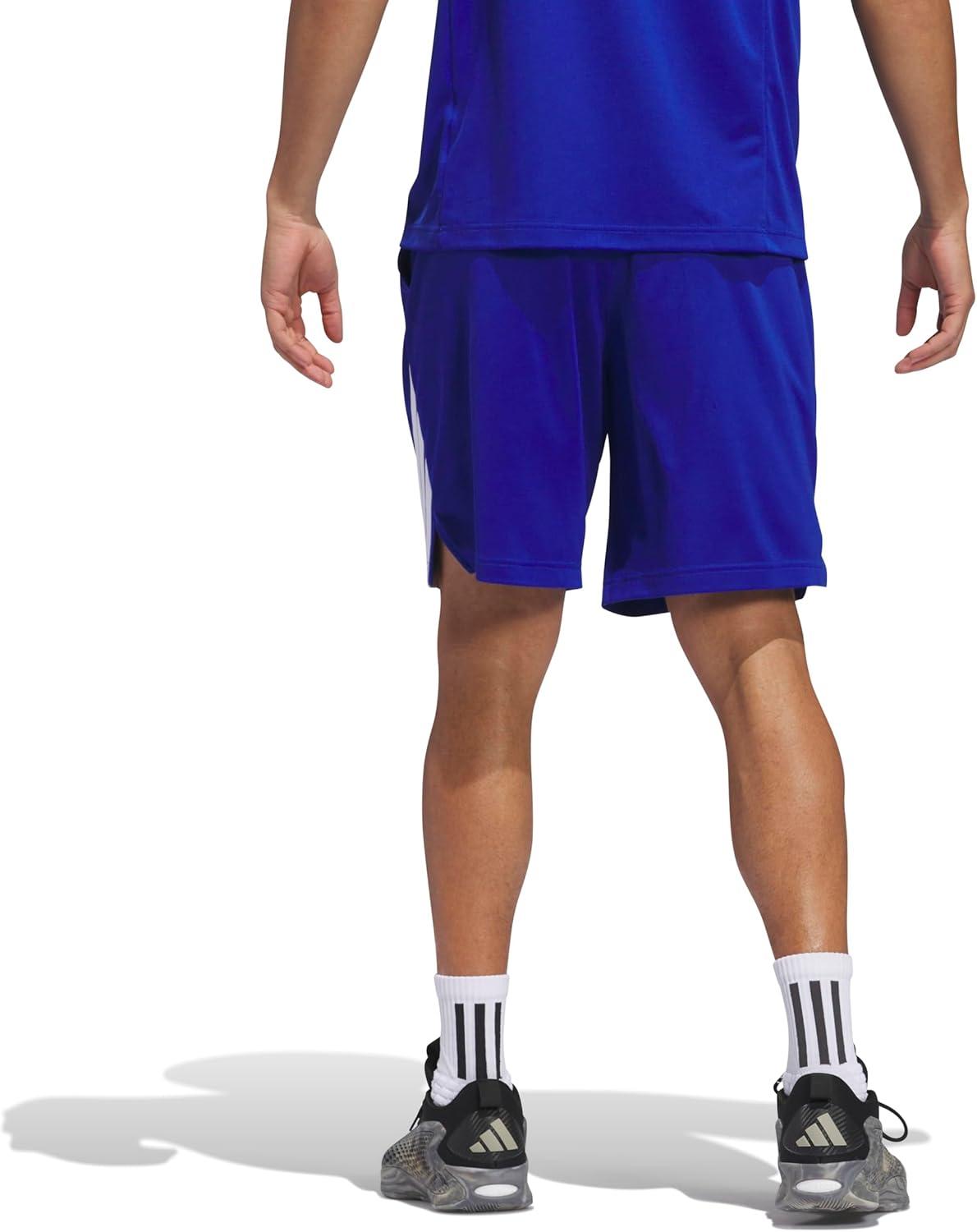 image:imageAdidas Mens Basketball Legends 3Stripes ShortsTeam Royal BlueWhite