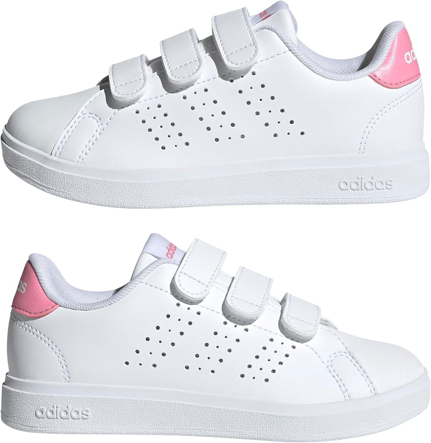 image:imageAdidas UnisexChild Advantage Base 20WhiteBliss PinkBlack