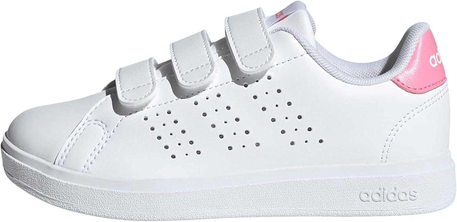 image:imageAdidas UnisexChild Advantage Base 20WhiteBliss PinkBlack
