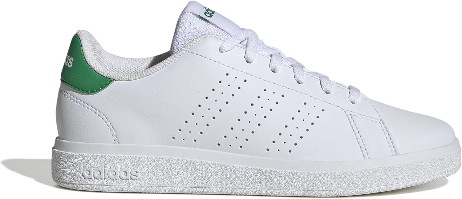 image:imageAdidas UnisexChild Advantage Base 20WhiteWhiteGreen