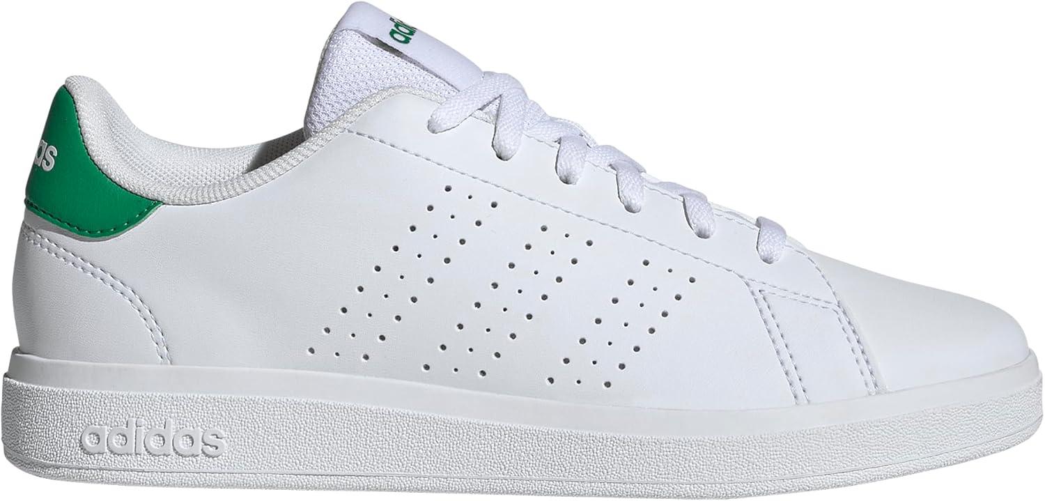 image:imageAdidas UnisexChild Advantage Base 20WhiteWhiteGreen