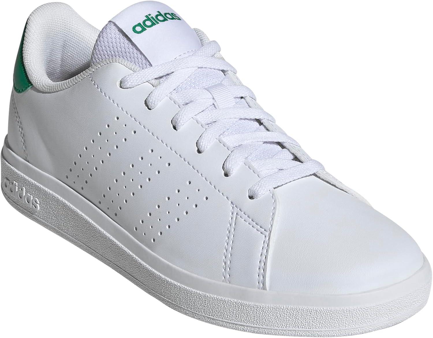 image:imageAdidas UnisexChild Advantage Base 20WhiteWhiteGreen