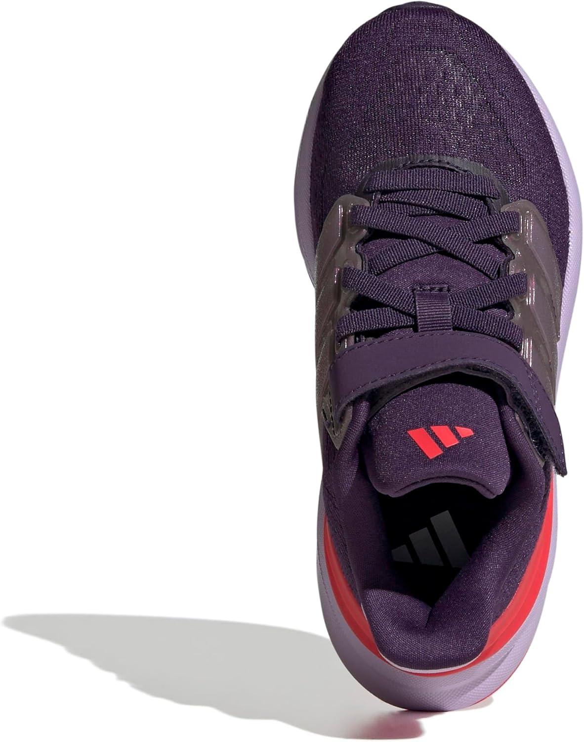 image:imageAdidas UnisexChild Ultrarun 5 Elastic Lace amp StrapAurora PlumPowder PlumLucid Red