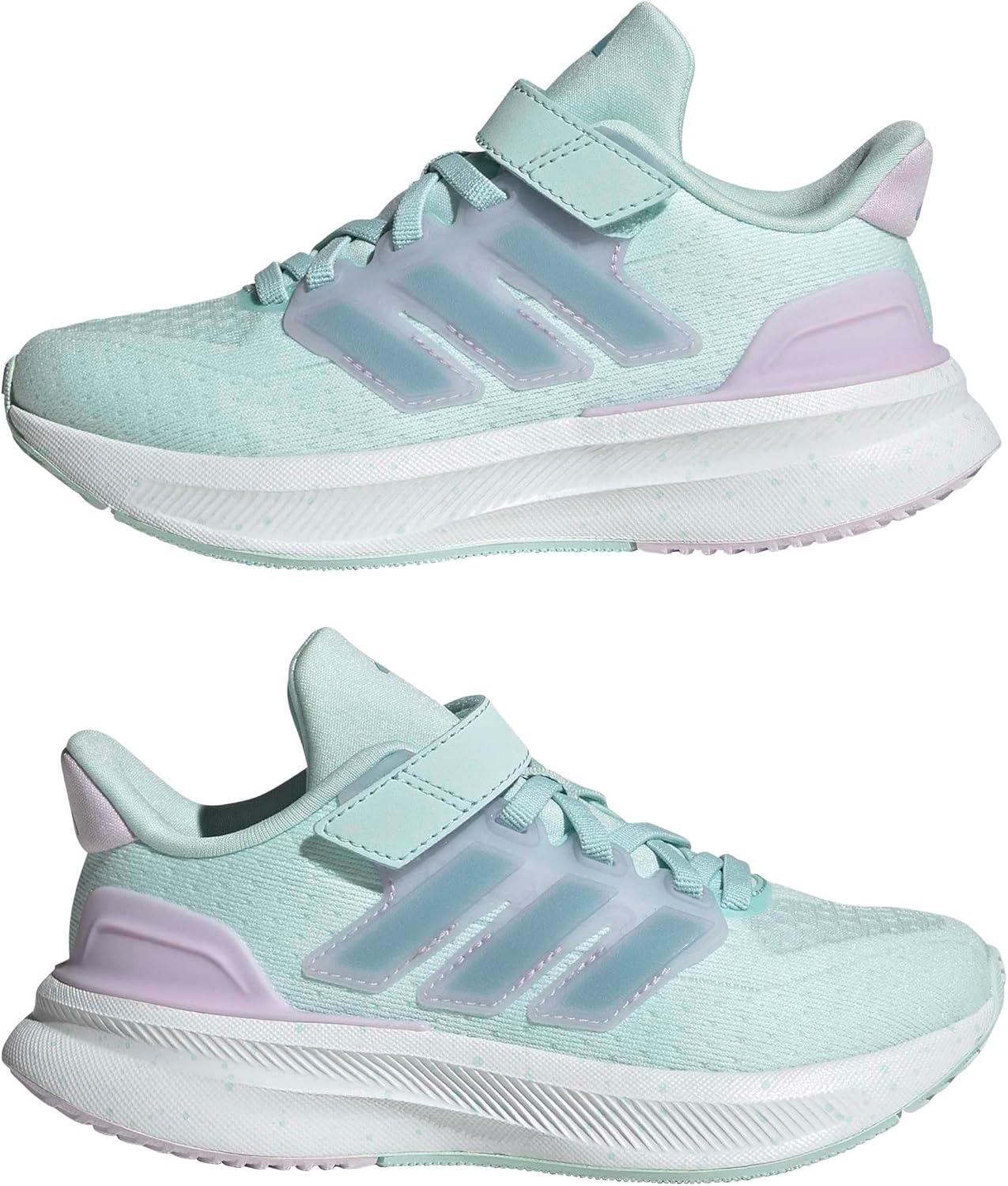 image:imageAdidas UnisexChild Ultrarun 5 Elastic Lace amp StrapHalo MintMint TonIce Lavender
