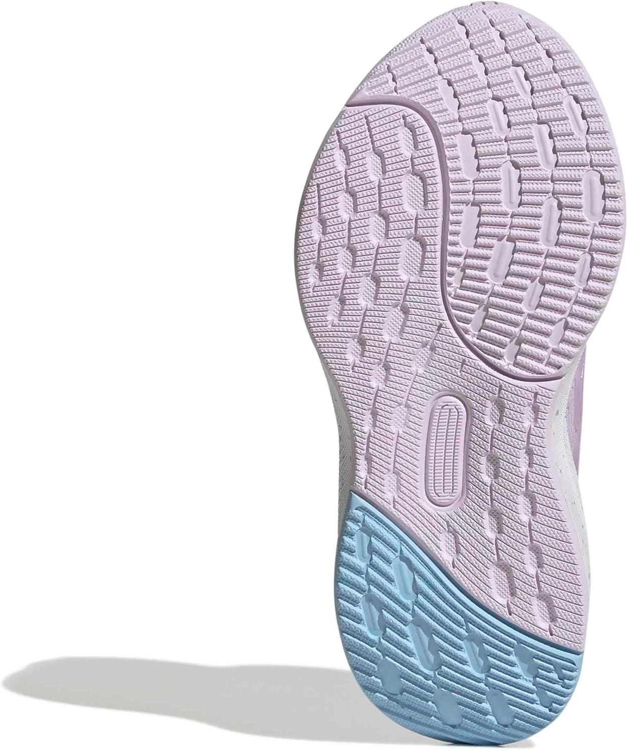 image:imageAdidas UnisexChild Ultrarun 5 Elastic Lace amp StrapIce LavenderWhiteClear Sky