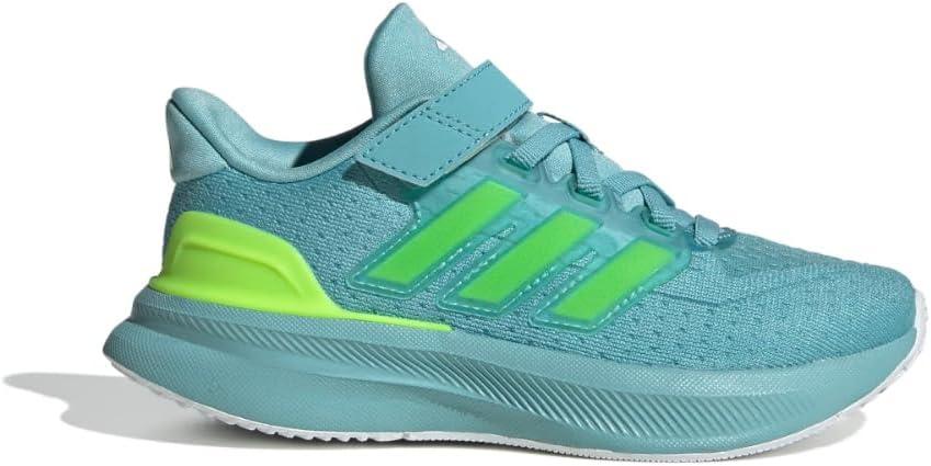 image:imageAdidas UnisexChild Ultrarun 5 Elastic Lace amp StrapMint TonLucid LemonWhite