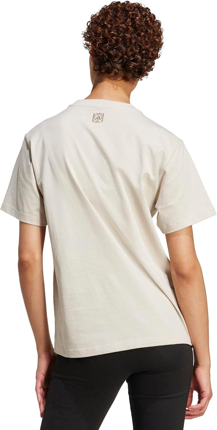 image:imageAdidas Womens Animal Print Graphic TShirtWonder Alumina