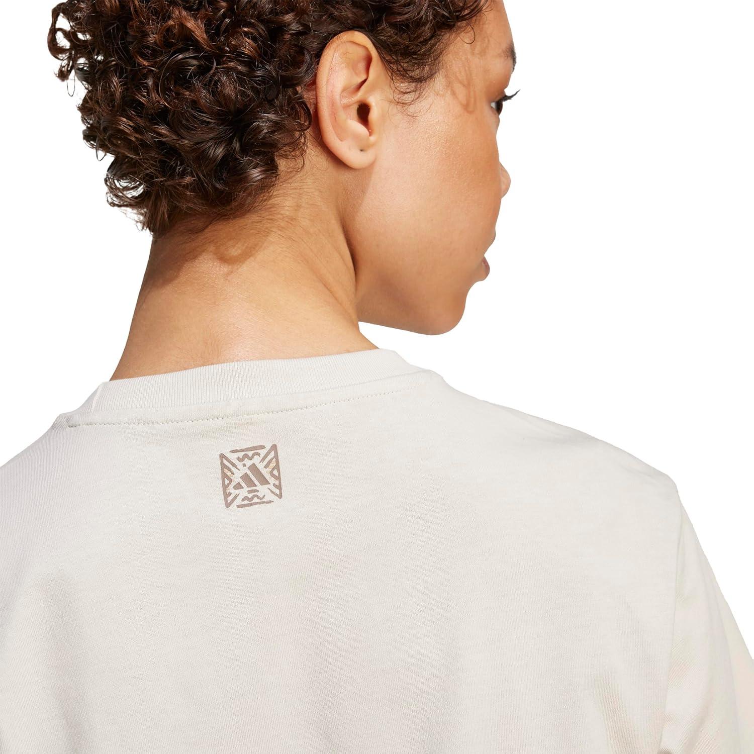 image:imageAdidas Womens Animal Print Graphic TShirtWonder Alumina