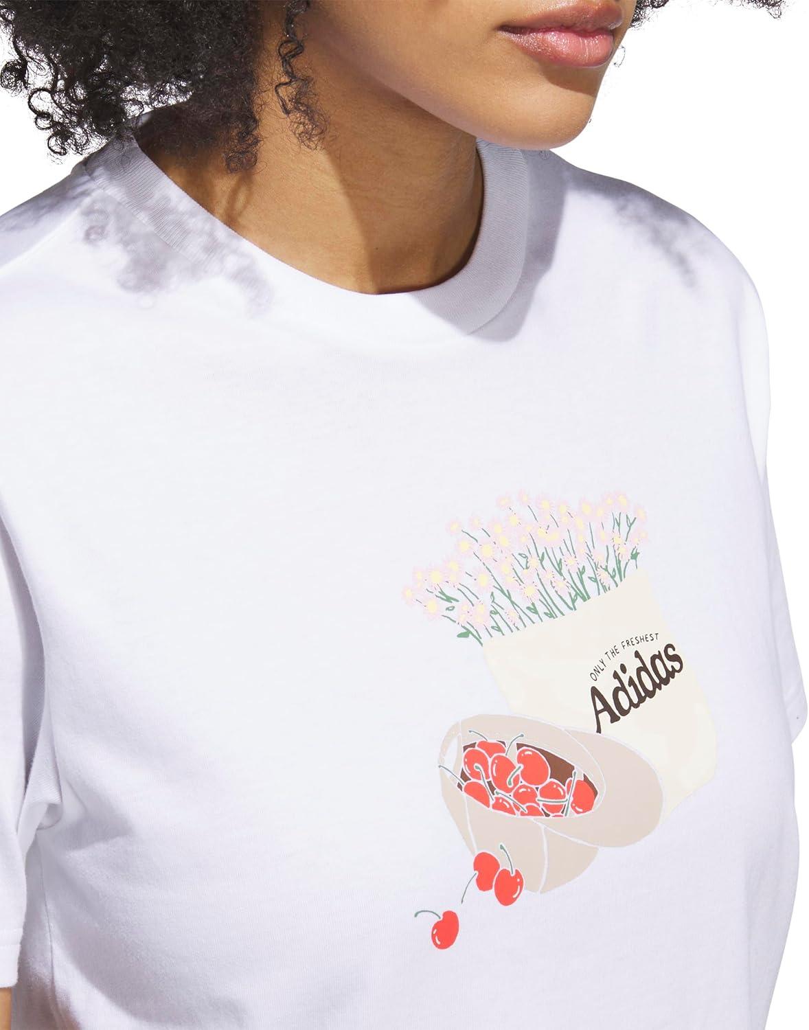 image:imageAdidas Womens Farmers Market Graphic TShirtWhite