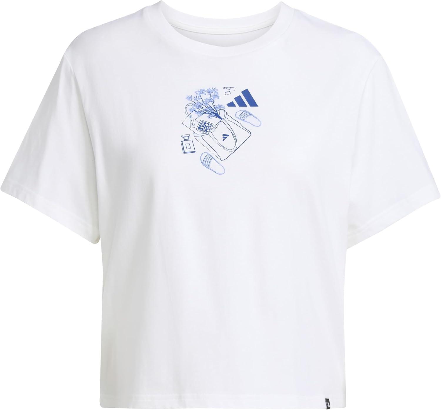 image:imageAdidas Womens Farmers Market Graphic TShirtWhiteMini