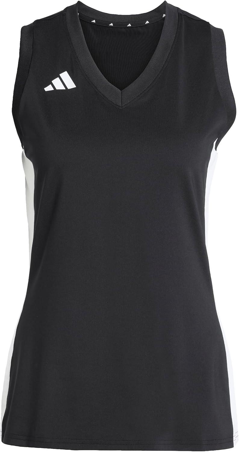 image:imageAdidas Womens Quickset Volleyball Sleeveless JerseyBlack