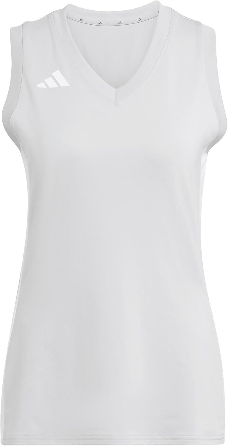image:imageAdidas Womens Quickset Volleyball Sleeveless JerseyTeam Light Grey